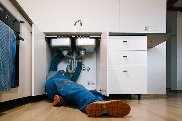 Professional Drain Cleaning technician working in Seaside, CA